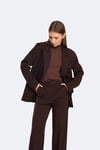 Vatkalı Premium  Kahve Blazer 