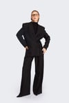 Yandan Bağlamalı Vatkalı Premium Blazer 