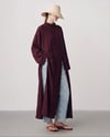 YIRTMAÇLI ABAYA -BORDO MÜRDÜM 