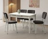 Liva Beta Masa (Beyaz Parlak Hgloss) 70x155x150