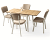 Star Smart Plus Masa (Safir Meşe) 70x70x140