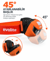 Evolite Shine 150 lm. Kafa Lambası - Turuncu