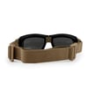 WILEY X LYNX Goggle Balistik Gözlük (2 Lens) (Kahverengi)