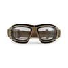 WILEY X LYNX Goggle Balistik Gözlük (2 Lens) (Kahverengi)