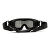 WILEY X SPEAR DUAL Goggle Balistik Gözlük (3 Lens) (Siyah)
