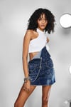 Droplu Denim Elbise