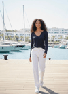 V Yaka Cashmere Lacivert