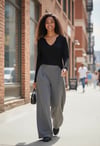 V Yaka Cashmere Siyah