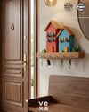 Vexa Deco Berlin Serisi Duvar Askılı Anahtarlık Ev Hediyesi Dekoratif Anahtar Askısı 25 X 20 cm