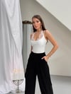 BEYAZ DANTEL DETAYLI BODYSUIT