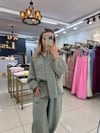 ÇAĞLA YEŞİLİ PREMIUM GÖMLEK PANTOLON TAKIM