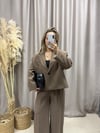CAMEL RENGİ CEKET PANTOLON TAKIM