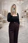 MÜRDÜM PREMIUM SERİ GOLD DÜĞME DETAYLI PALAZZO PANTOLON