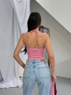 PEMBE DANTEL DETAYLI BODYSUIT