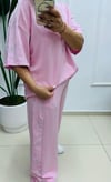 PEMBE TAŞLI MODAL EŞOFMAN TAKIMI