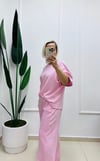 PEMBE TAŞLI MODAL EŞOFMAN TAKIMI