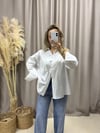 PREMIUM  SERİ POPLİN BEYAZ TASLI GÖMLEK