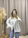 PREMIUM  SERİ POPLİN BEYAZ TASLI GÖMLEK