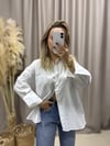 PREMIUM  SERİ POPLİN BEYAZ TASLI GÖMLEK