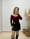 SİYAH METAL AKSESUARLI MİNİ ŞORT ETEK