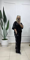 SİYAH TAŞLI MODAL EŞOFMAN TAKIMI
