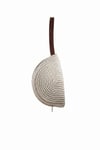 Bonell Hasır Clutch Çanta Krem