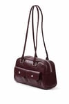 Laeta Retro Baget Çantası Bordo