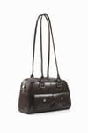 Laeta Retro Baget Çantası Kahve