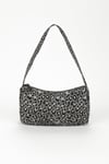 Pamela Basic Antrasit Leopar Baget Çanta