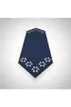 1 Adet Deri Runner-40x140 cm-Çiçek Desenli Runner