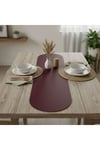 1 Adet Deri Runner-40x140 cm-Deri Masa Örtüsü