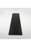 1 Adet Deri Runner-40x140 cm-Fırfır Desenli Runner