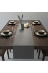 1 Adet Deri Runner-40x140 cm-Fırfır Desenli Runner