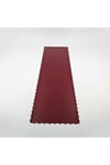 1 Adet Deri Runner-40x140 cm-Fırfır Desenli Runner