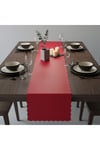 1 Adet Deri Runner-40x140 cm-Fırfır Desenli Runner