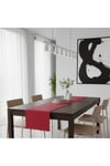 1 Adet Deri Runner-40x140 cm-Fırfır Desenli Runner