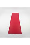 1 Adet Deri Runner-40x140 cm-Fırfır Desenli Runner