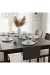 1 Adet Deri Runner-40x140 cm-Fırfır Desenli Runner