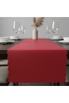 1 Adet Deri Runner-40x140 cm-Fırfır Desenli Runner