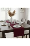 1 Adet Deri Runner-40x140 cm-Fırfır Desenli Runner