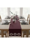 1 Adet Deri Runner-40x140 cm-Kilim Desenli Runner