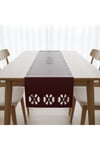 1 Adet Deri Runner-40x140 cm-Kilim Desenli Runner