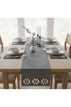 1 Adet Deri Runner-40x140 cm-Kilim Desenli Runner