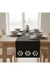 1 Adet Deri Runner-40x140 cm-Kilim Desenli Runner