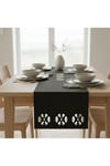1 Adet Deri Runner-40x140 cm-Kilim Desenli Runner
