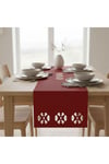 1 Adet Deri Runner-40x140 cm-Kilim Desenli Runner