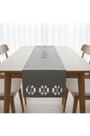 1 Adet Deri Runner-40x140 cm-Kilim Desenli Runner
