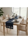 1 Adet Deri Runner-40x140 cm-Kilim Desenli Runner