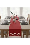 1 Adet Deri Runner-40x140 cm-Kilim Desenli Runner