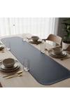 1 Adet Deri Runner Oval Kenarlı-40x140 cm